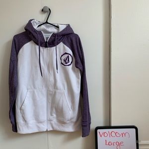 Volcom zip up hoodie